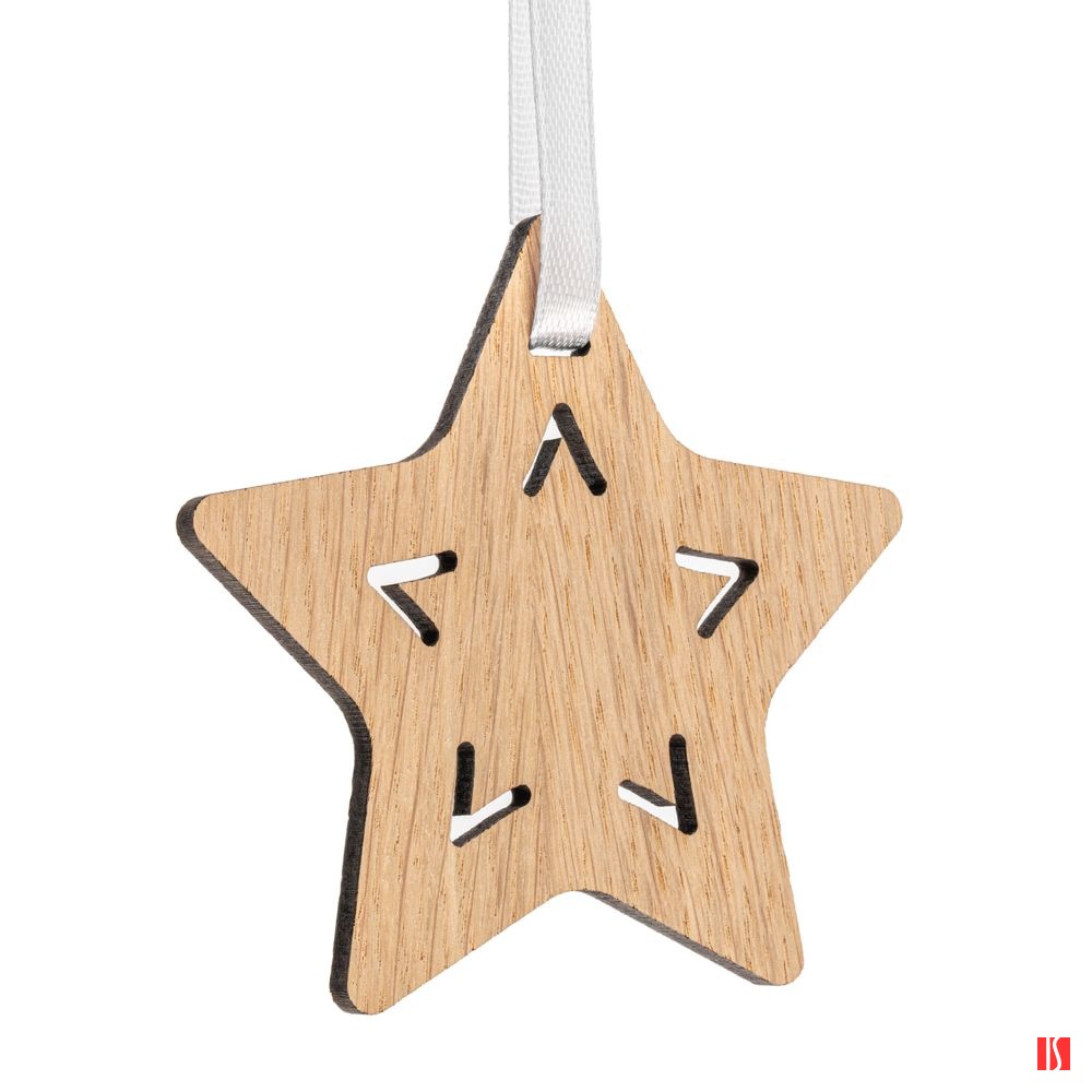 Деревянная подвеска Christmate, звезда