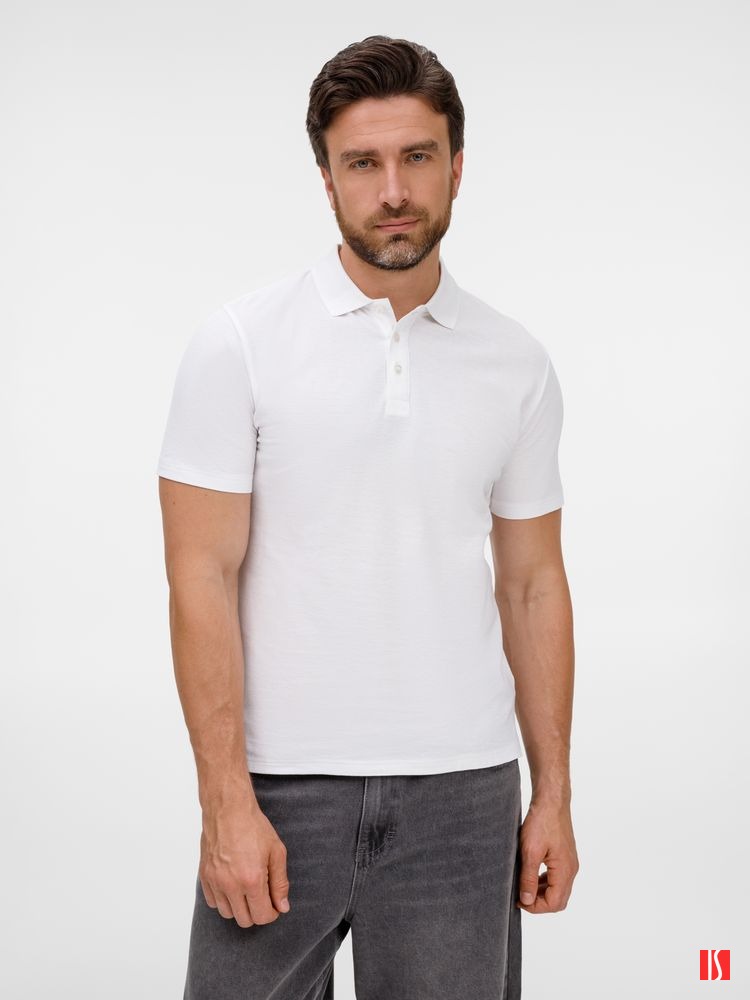 Рубашка поло унисекс Tervise, белая