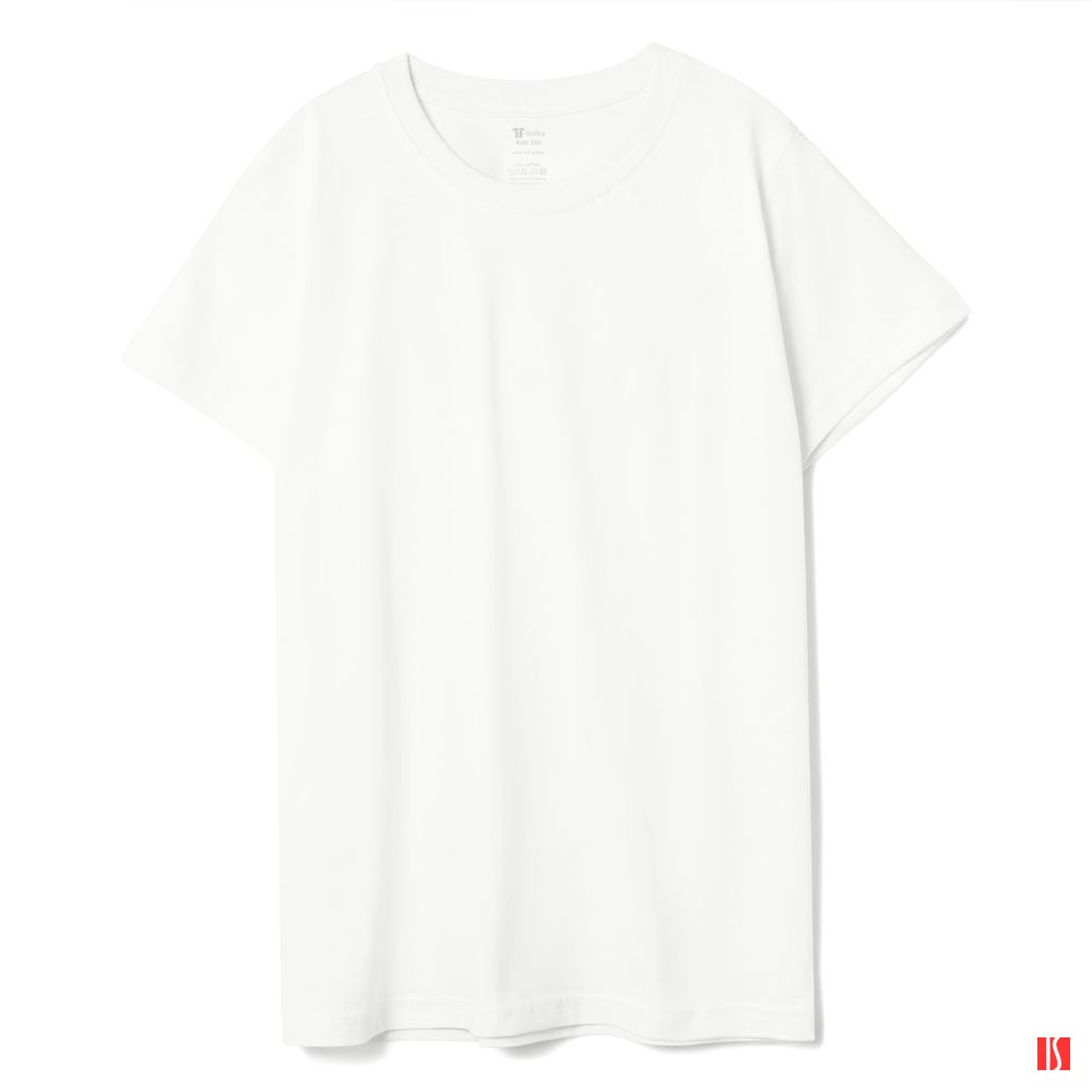 Футболка детская T-Bolka Kids, белая (теплый оттенок)