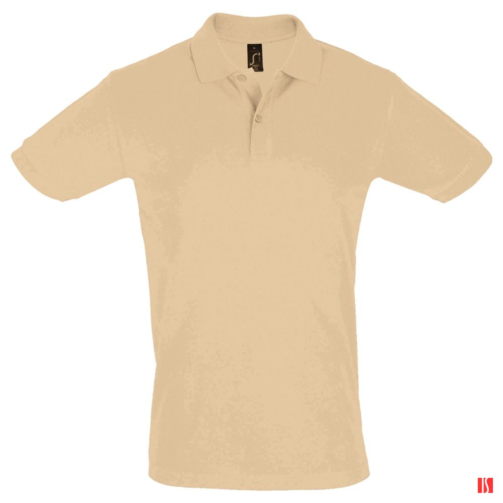 Купить Рубашка поло мужская Perfect Men 180, песочная Рубашка поло мужская Perfect Men 180, песочная