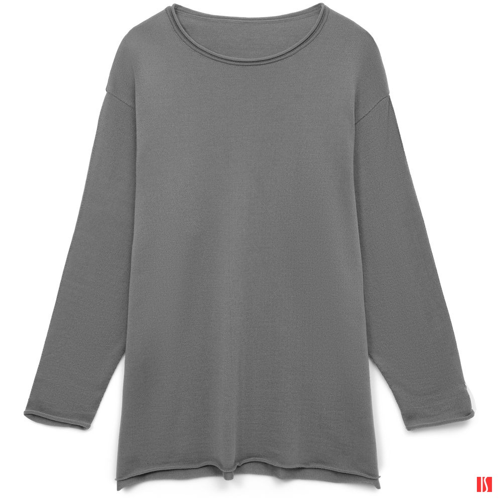 Лонгслив унисекс Siluetti Fuori, серый