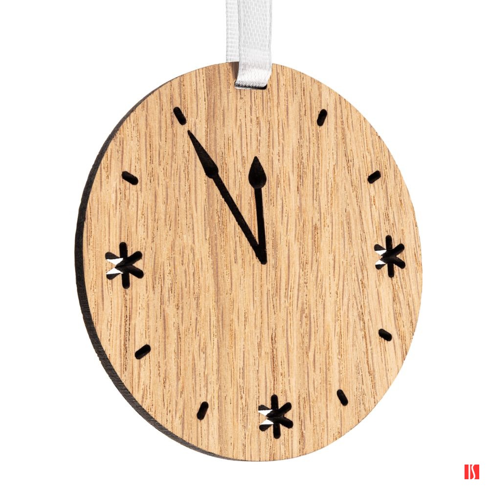 Деревянная подвеска Christmate, часы