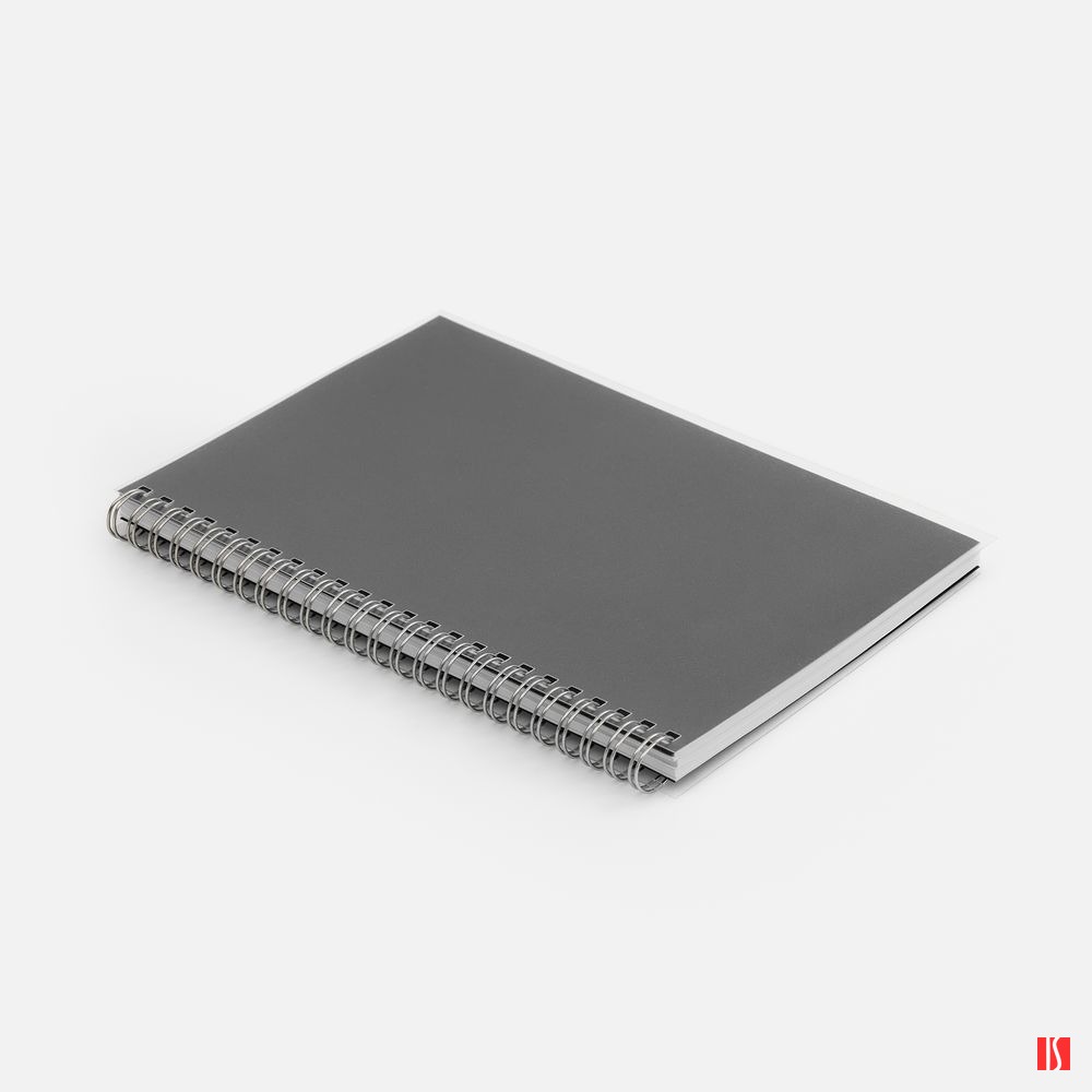 Купить Блокнот на пружине Novalis, черный Блокнот на пружине Novalis, черный