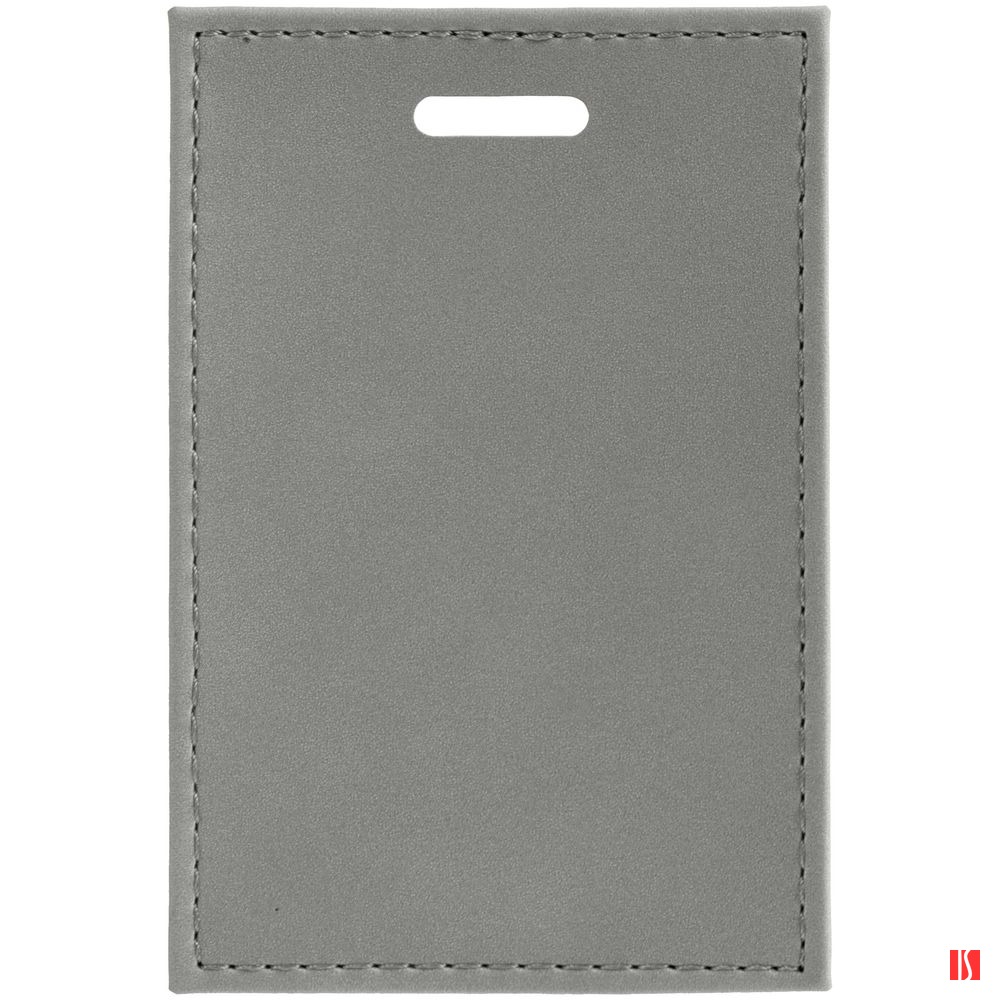 Чехол для пропуска Nubuk, светло-серый