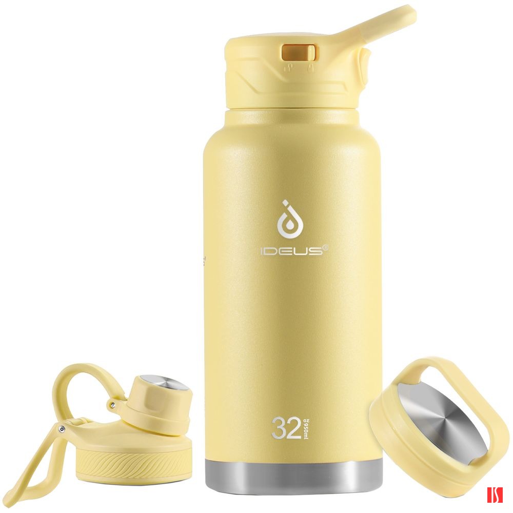 Термобутылка Fujisan XL, желтая