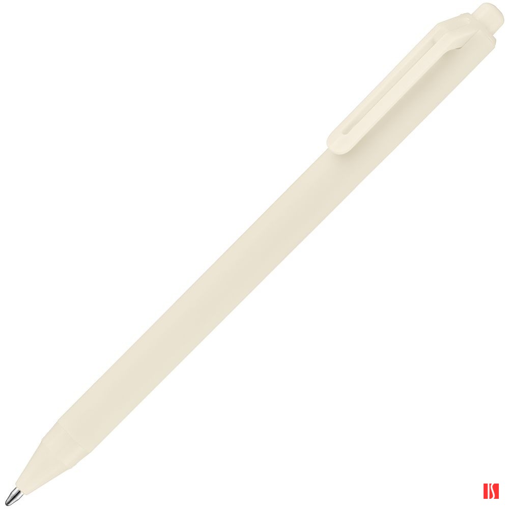 Ручка шариковая Cursive Soft Touch, бежевая