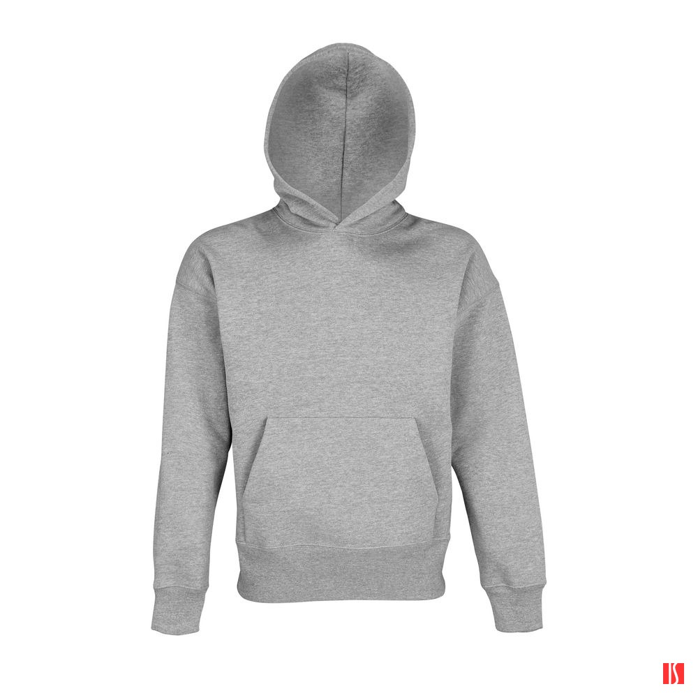 Худи оверсайз унисекс Origin, серый меланж