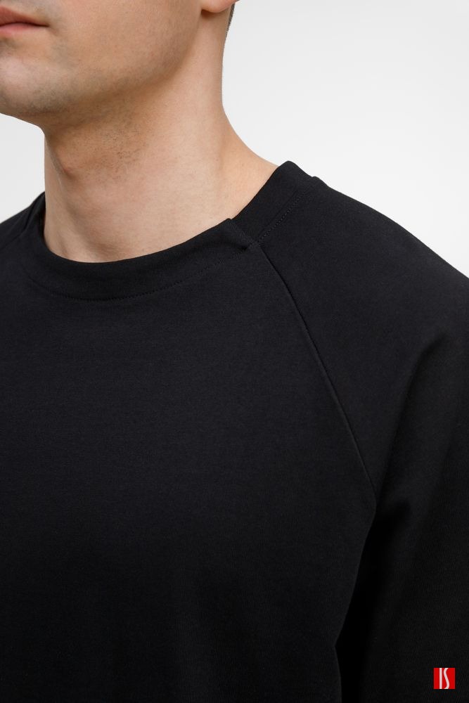 Футболка оверсайз унисекс Avenu, черная