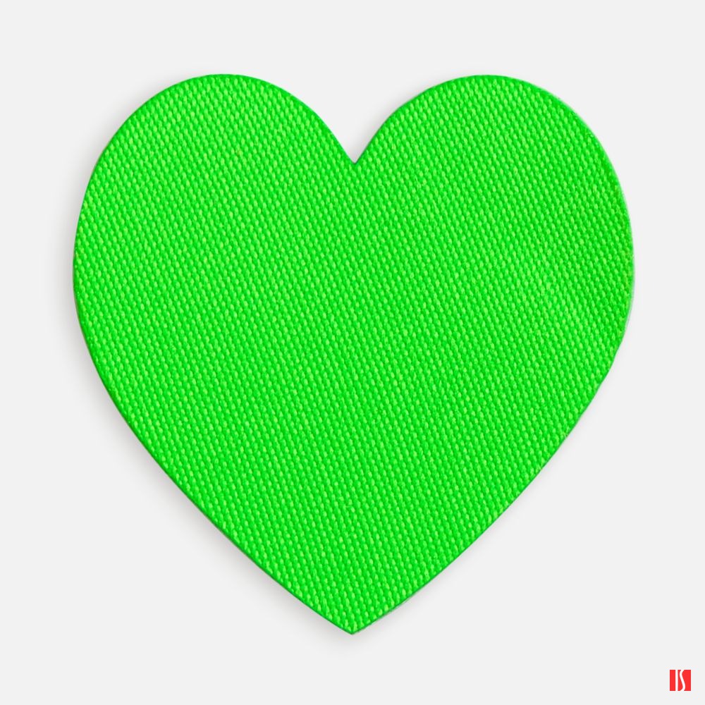 Купить Наклейка тканевая Lunga Сor, M, зеленый неон Наклейка тканевая Lunga Сor, M, зеленый неон