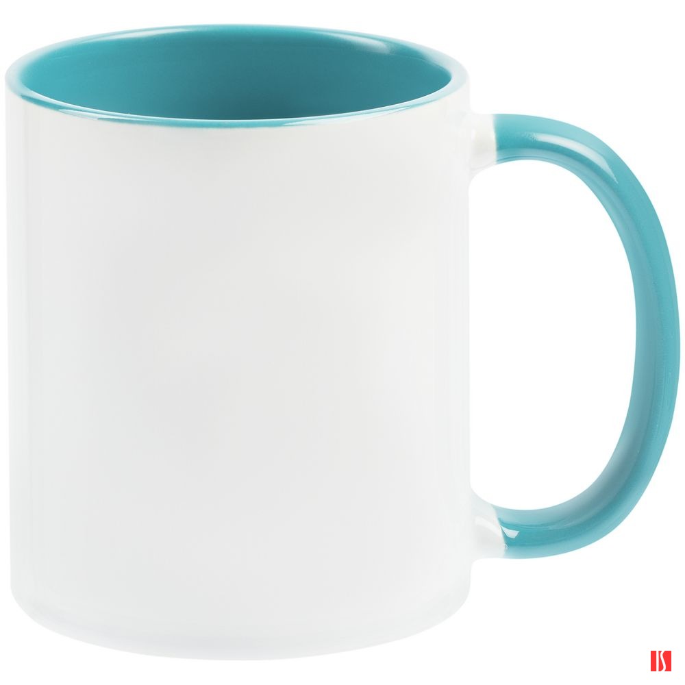 Кружка Promo Plus для сублимационной печати, бирюзовая