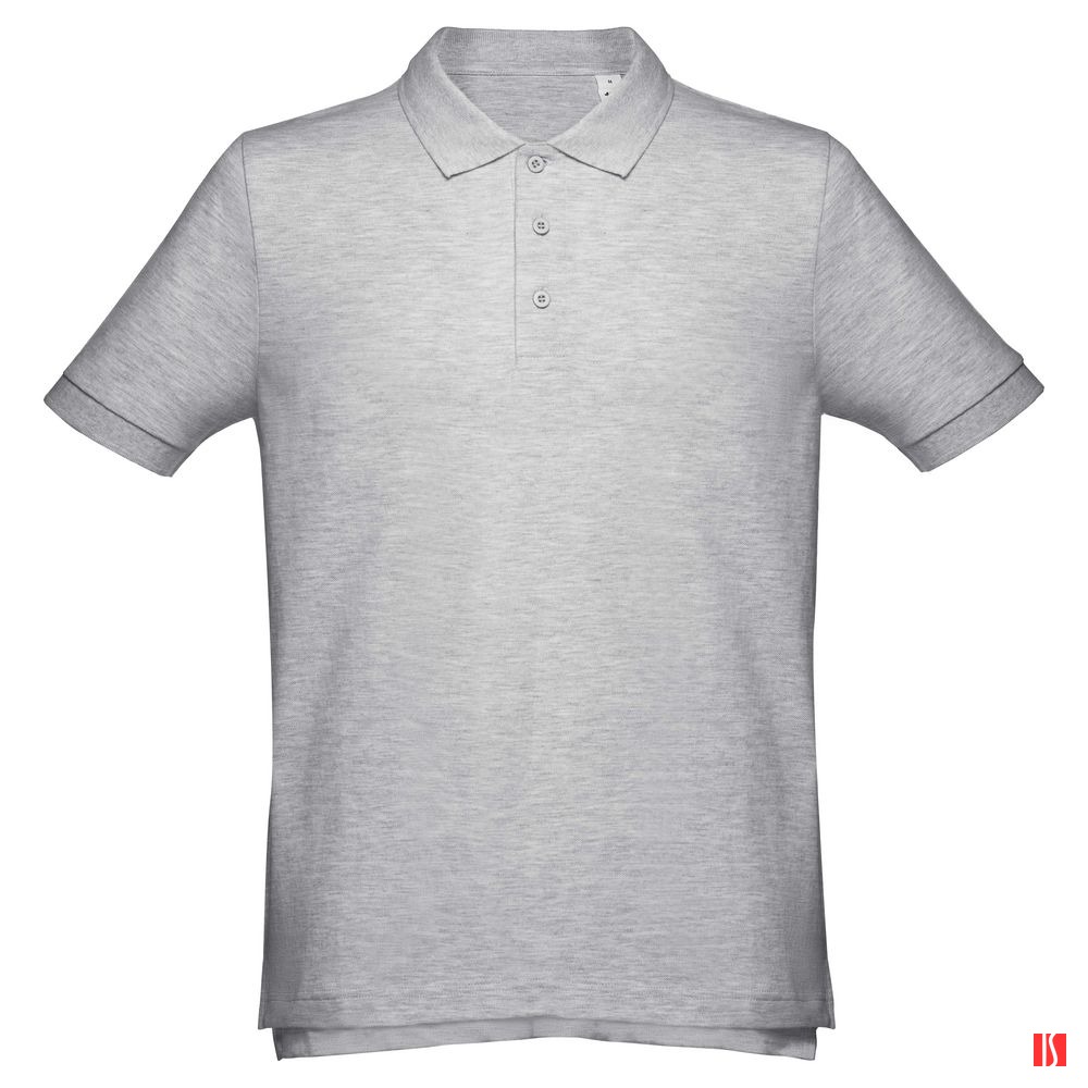 Рубашка поло мужская Adam, серый меланж