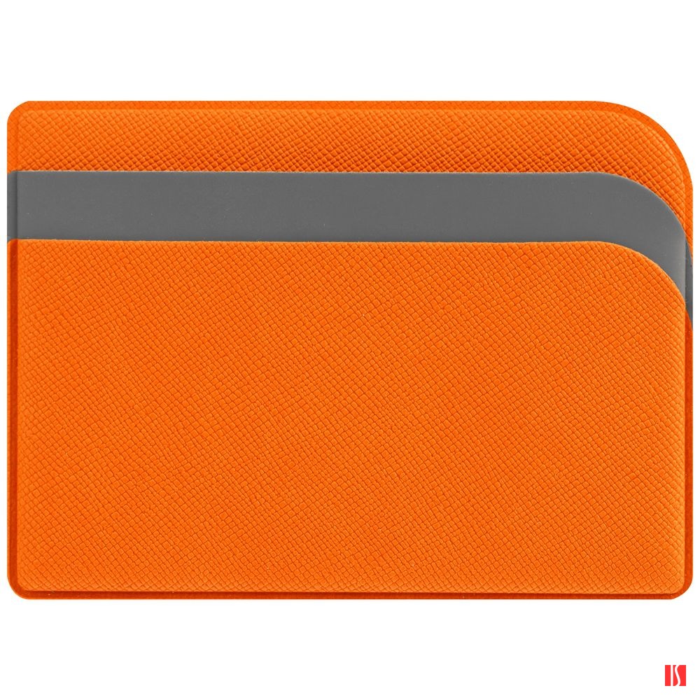 Чехол для карточек Dual, оранжевый