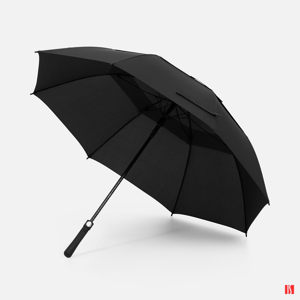 Купить Зонт-трость Dome Double, черный Зонт-трость Dome Double, черный