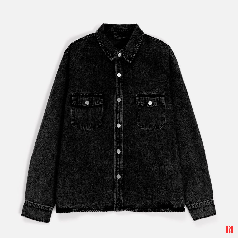 Куртка джинсовая O3, черная