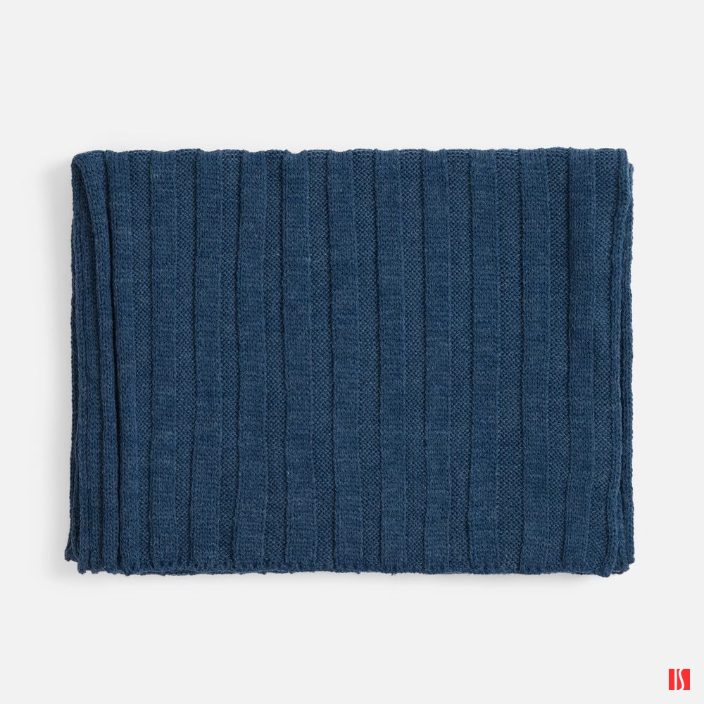 Шарф Metelitsa, синий меланж (джинс)