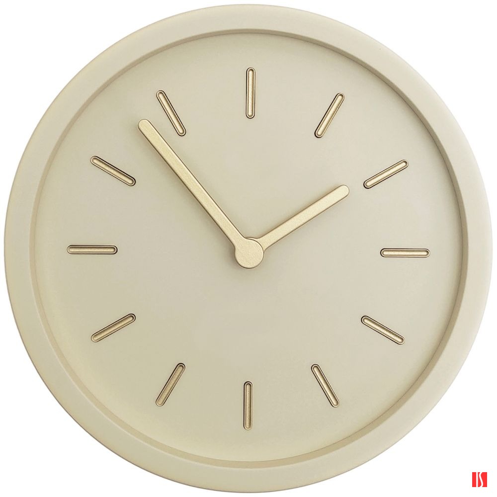 Часы настенные Bronco Jessie, светло-бежевые