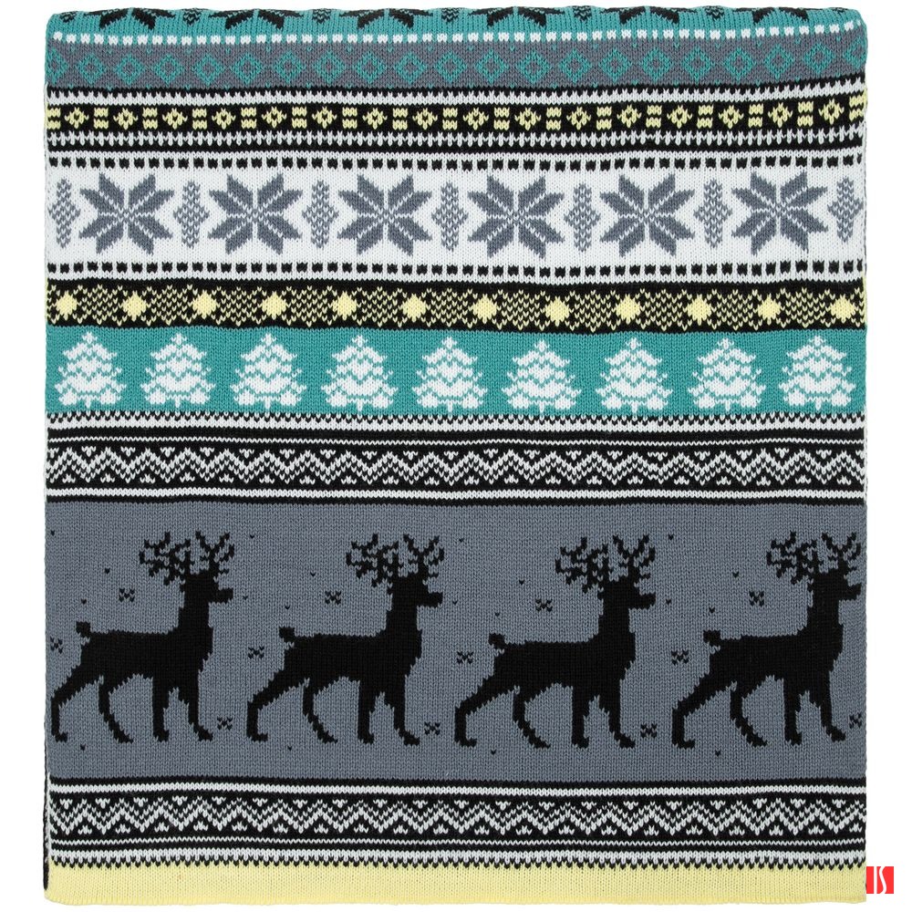 Шарф Mirakler, зеленый с желтым