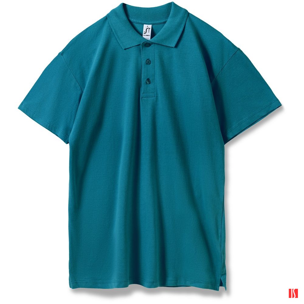 Купить Рубашка поло мужская Summer 170, винтажный синий Рубашка поло мужская Summer 170, винтажный синий