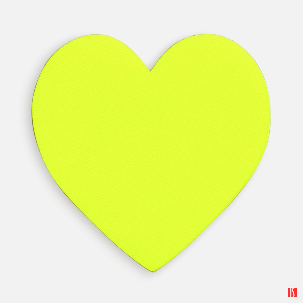 Купить Наклейка тканевая Lunga Сor, M, желтый неон Наклейка тканевая Lunga Сor, M, желтый неон