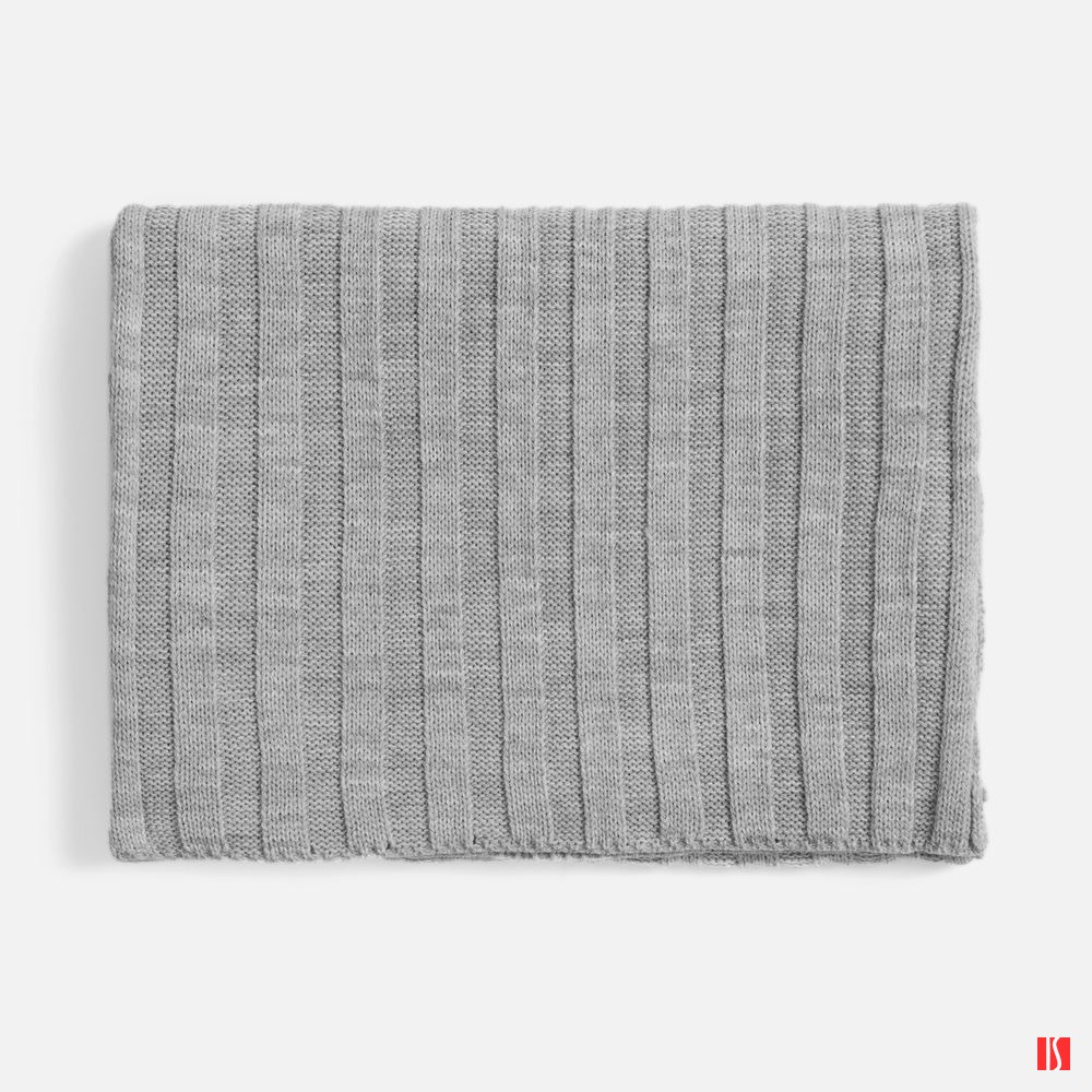 Шарф Metelitsa, серебристо-серый меланж