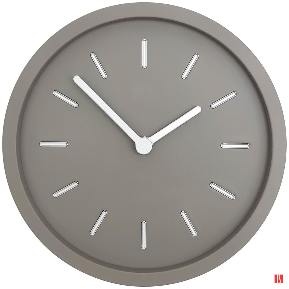 Часы настенные Bronco Sophie, серо-бежевые