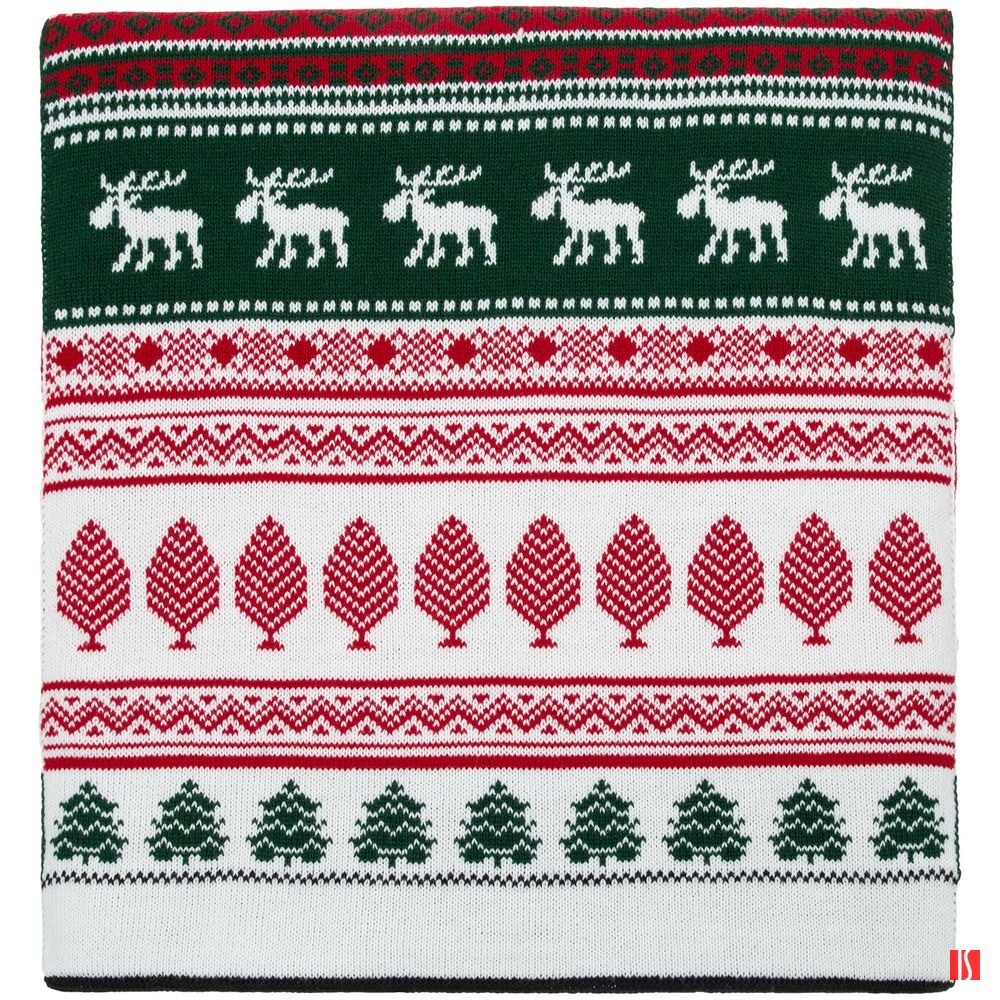 Шарф Mirakler, красный с зеленым