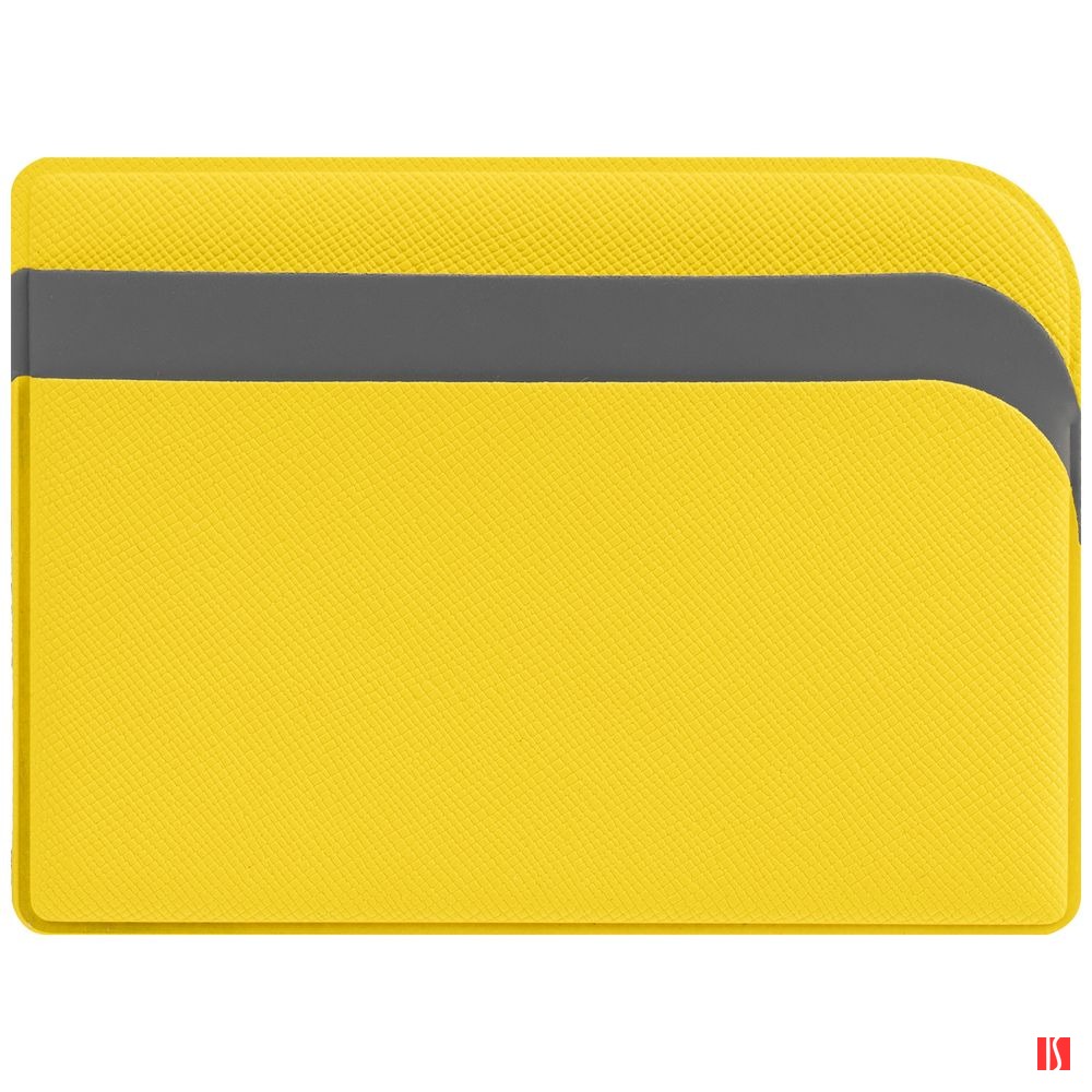 Чехол для карточек Dual, желтый