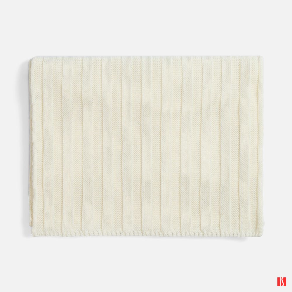 Шарф Metelitsa, белый (молочный)