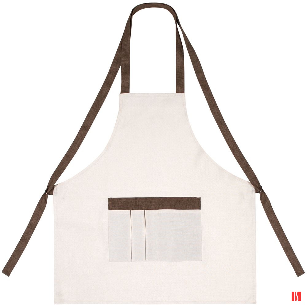 Фартук Settle In, светло-бежевый (молочный)