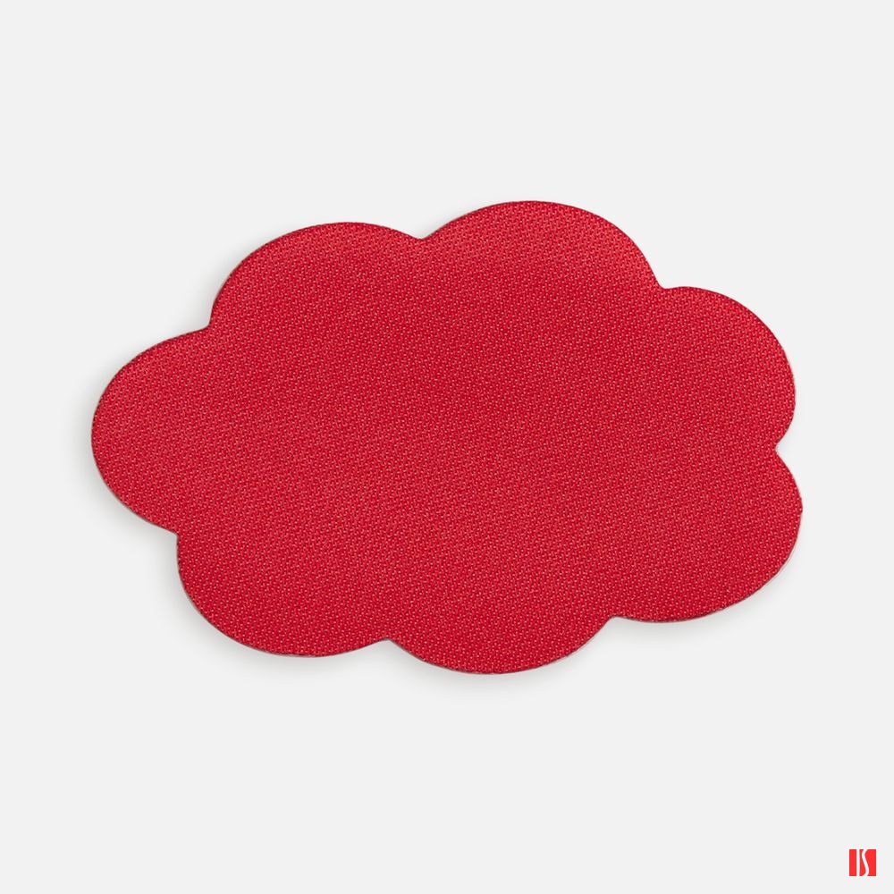 Наклейка тканевая Lunga Calum, L, красная