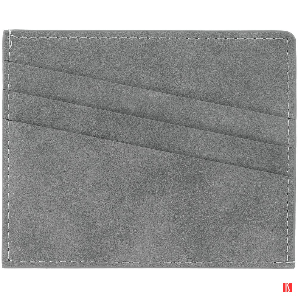 Чехол для карточек Nubuk, светло-серый