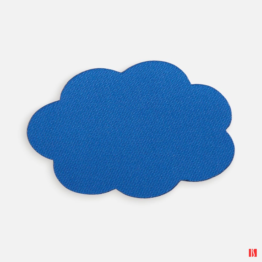 Наклейка тканевая Lunga Calum, L, синяя