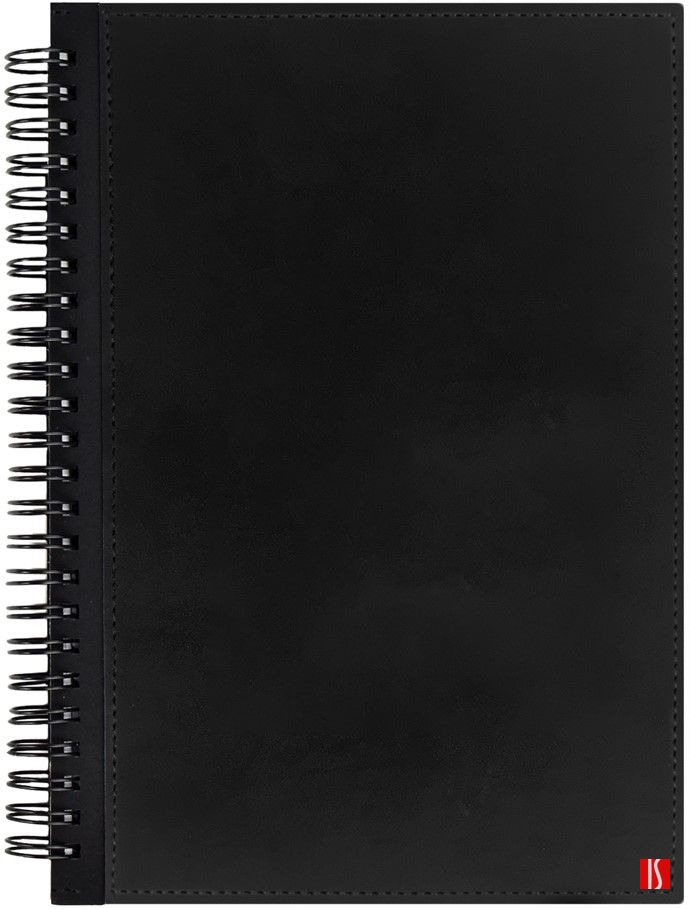 Ежедневник Notera Maxi, недатированный, черный