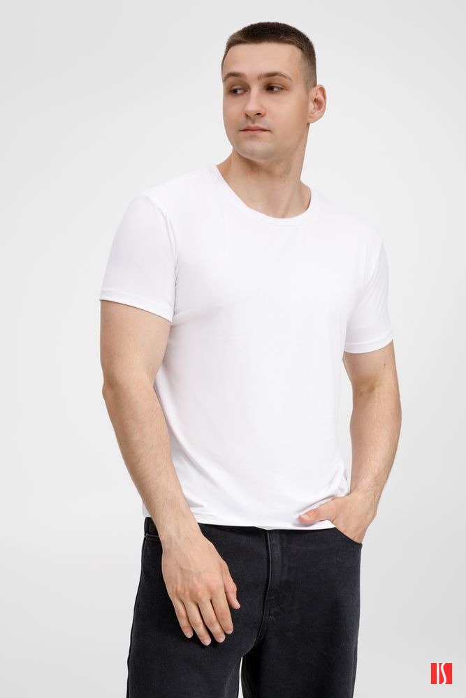 Купить Футболка унисекс Senti, белая Футболка унисекс Senti, белая