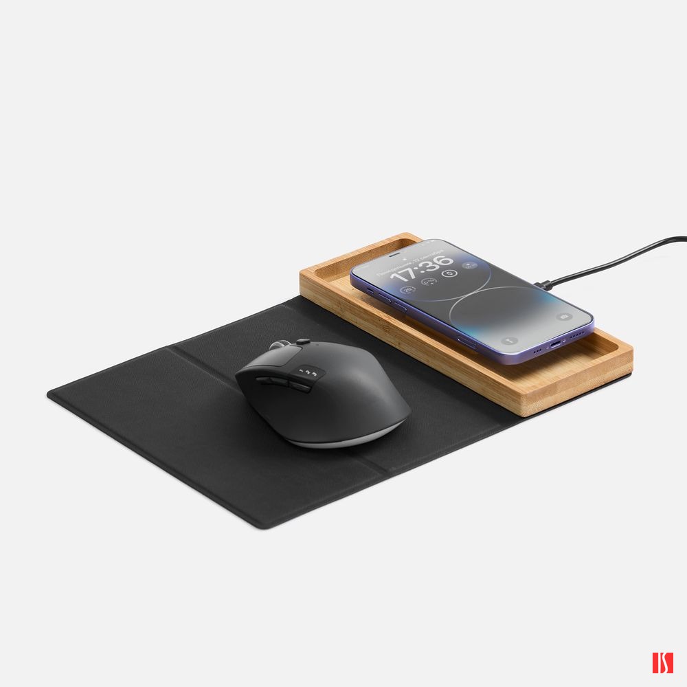 Складной коврик для мышки с беспроводной зарядкой Midstream ver.2