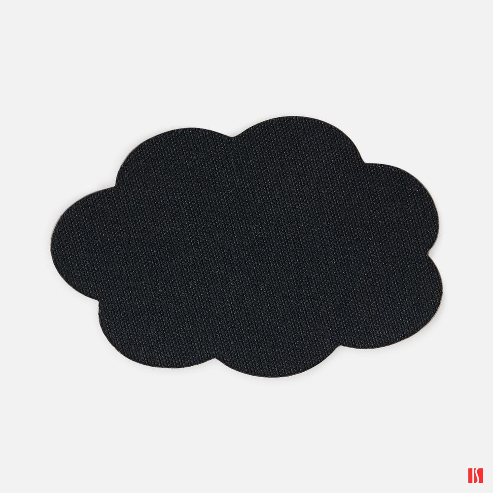 Наклейка тканевая Lunga Calum, L, черная