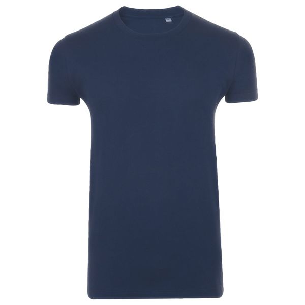 Купить Футболка мужская приталенная Imperial Fit 190, кобальт (темно-синяя) Футболка мужская приталенная Imperial Fit 190, кобальт (темно-синяя)