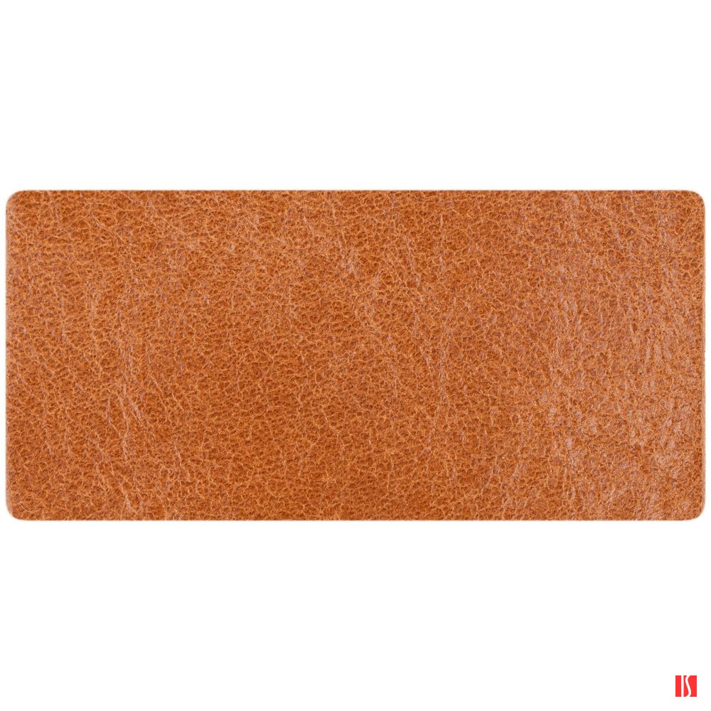 Лейбл кожаный Tuken, S, горчичный