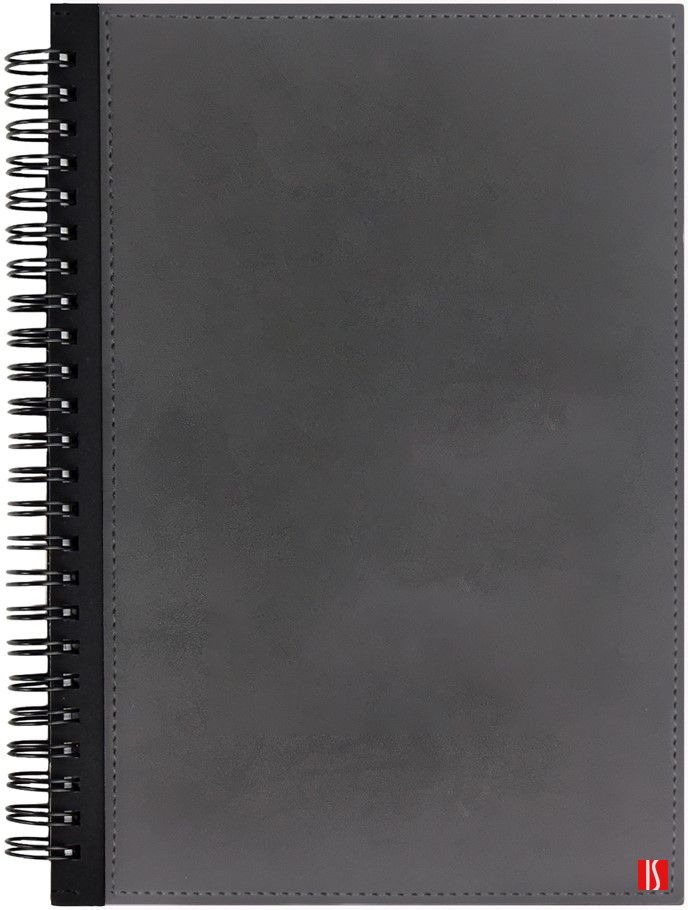 Ежедневник Notera Maxi, недатированный, серый