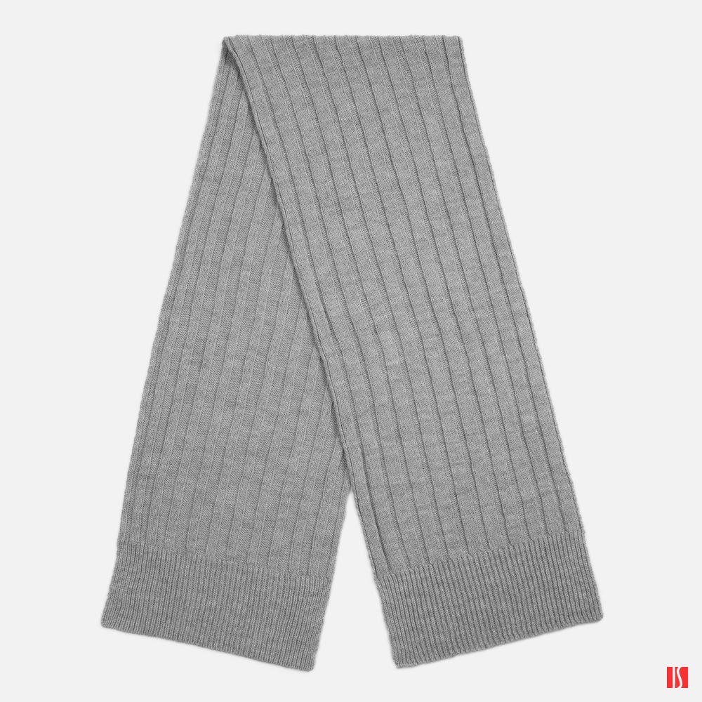 Шарф Bellish, светло-серый меланж