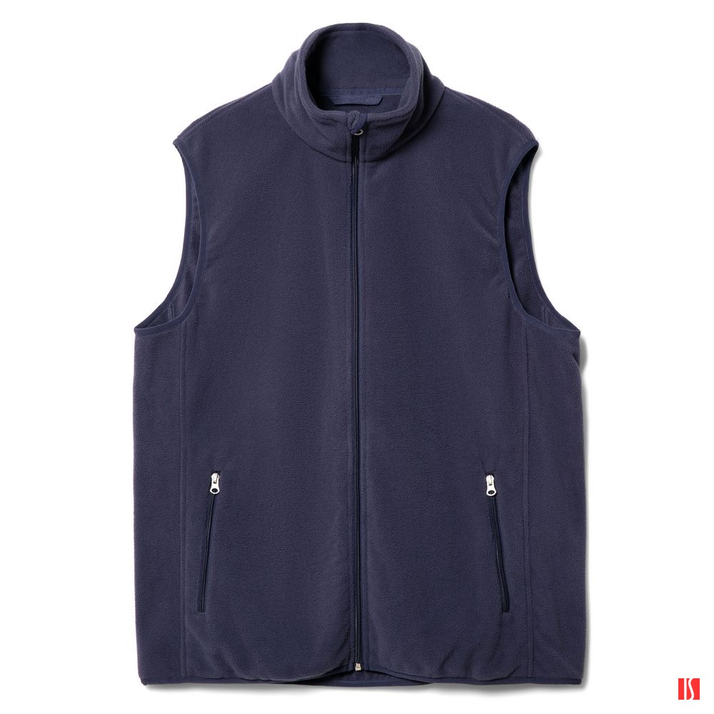 Жилет флисовый унисекс Nesse, темно-синий