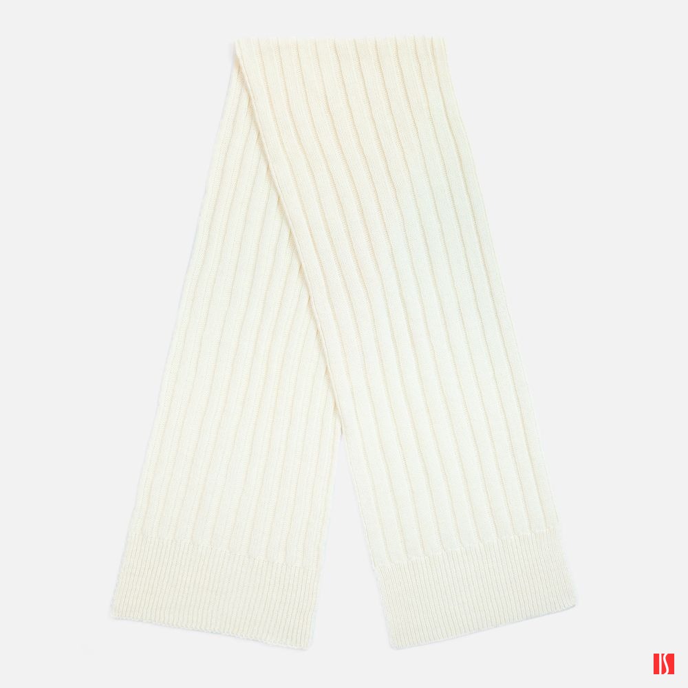 Шарф Bellish, белый (ванильный)