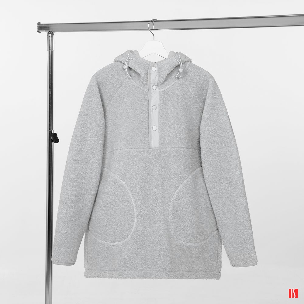 Анорак унисекс Oblako, светло-серый