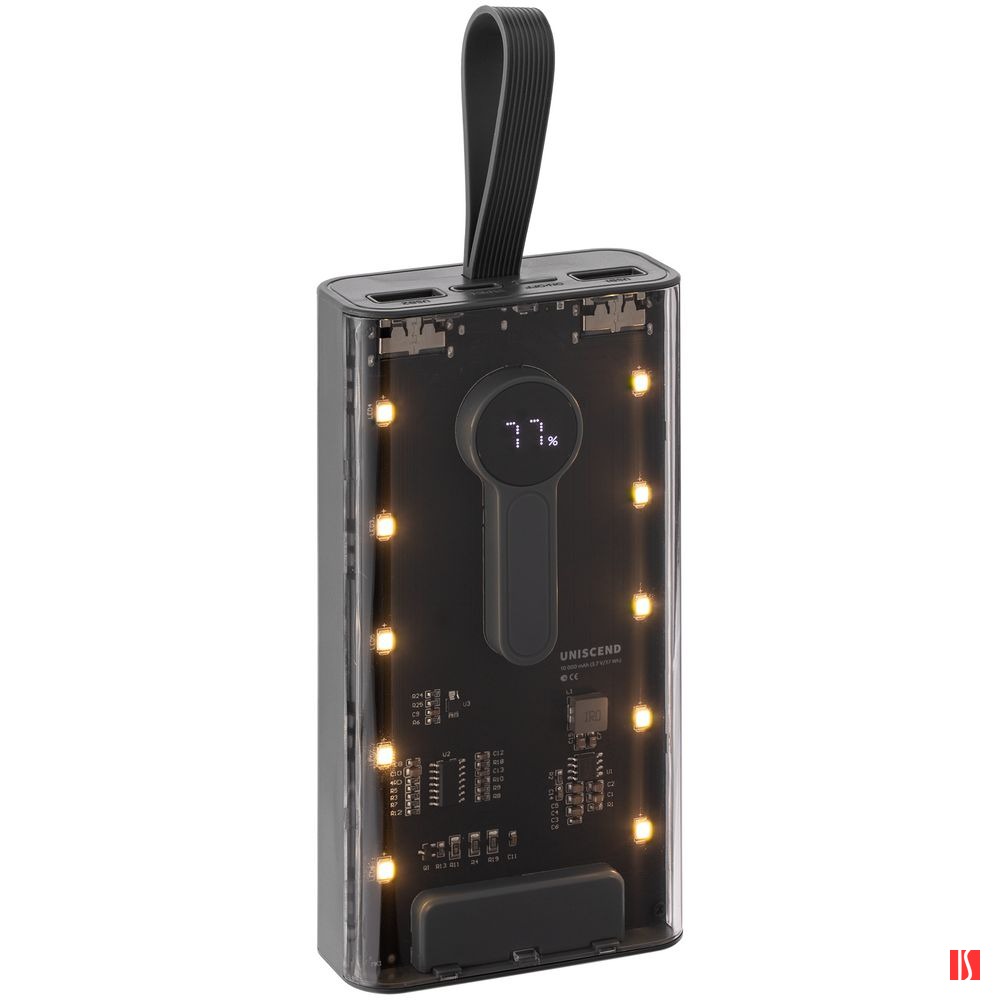 Аккумулятор Trellis Digital 10000 мАч, темно-серый