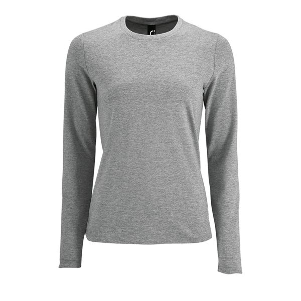 Купить Футболка с длинным рукавом Imperial LSL Women, серый меланж Футболка с длинным рукавом Imperial LSL Women, серый меланж