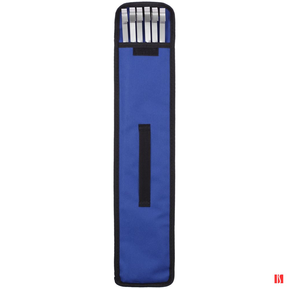 Набор шампуров в чехле Bower, ver.2, синий