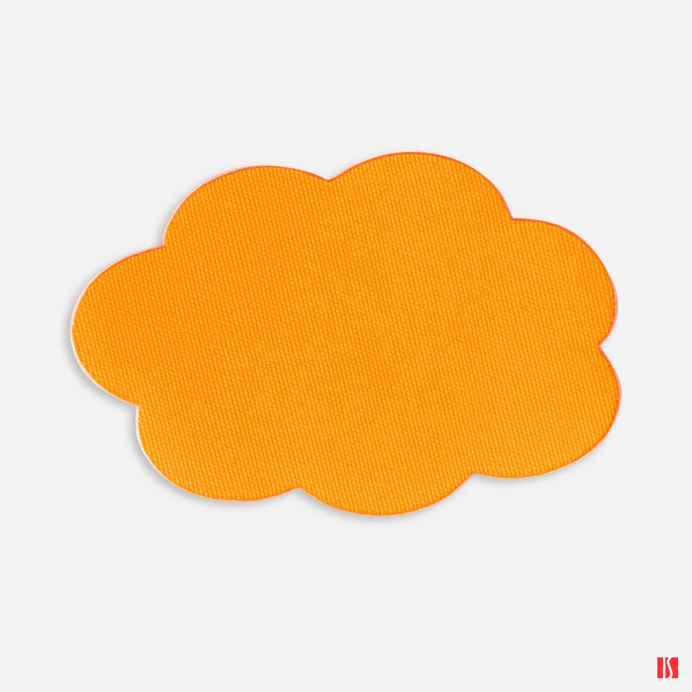 Наклейка тканевая Lunga Calum, L, оранжевый неон