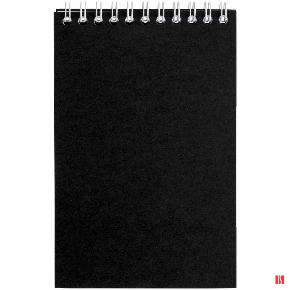 Блокнот Dali Mini в клетку, черный