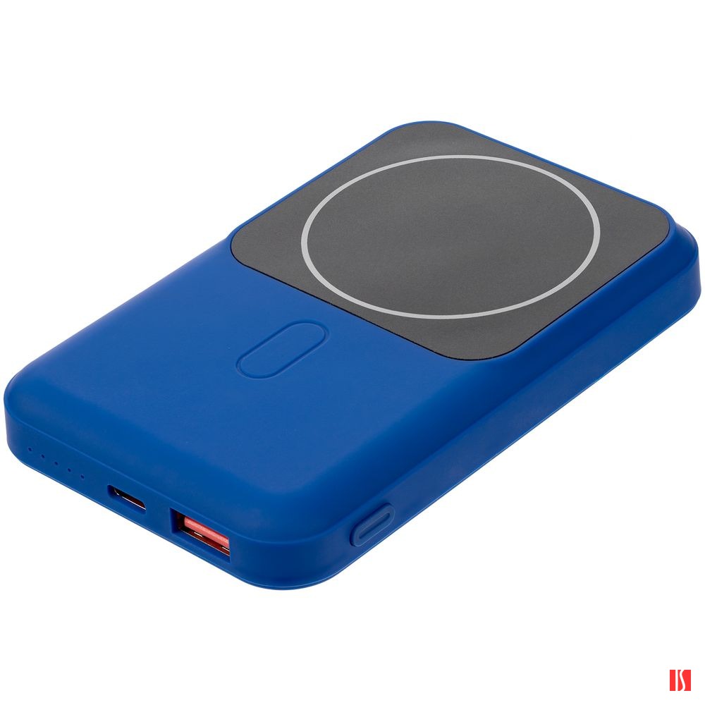 Магнитный беспроводной аккумулятор Top Force, 10000 мАч, cиний