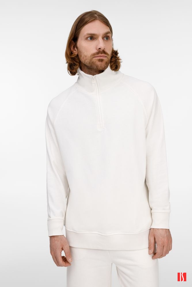 Толстовка унисекс S3, молочно-белая